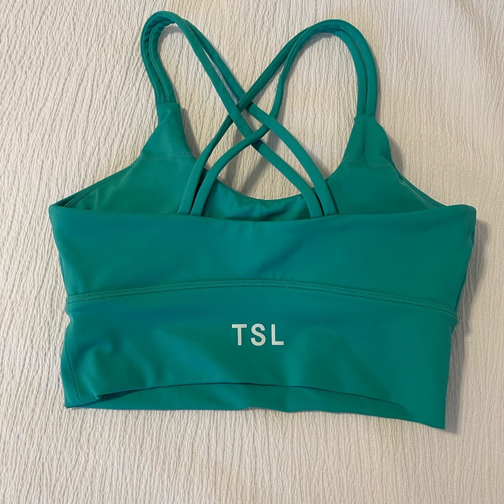 Seafoam Racerback Sports Bra - Picture 3 of 5
